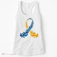 Down Syndrome Butterfly Awareness Women's Tank Top thumb 0