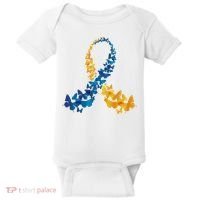 Down Syndrome Butterfly Awareness Baby Bodysuit thumb 0