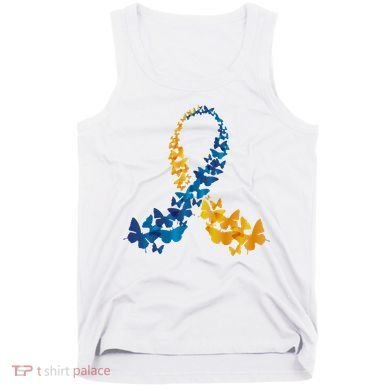 Down Syndrome Butterfly Awareness Tank Top