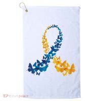 Down Syndrome Butterfly Awareness Golf Towel thumb 0