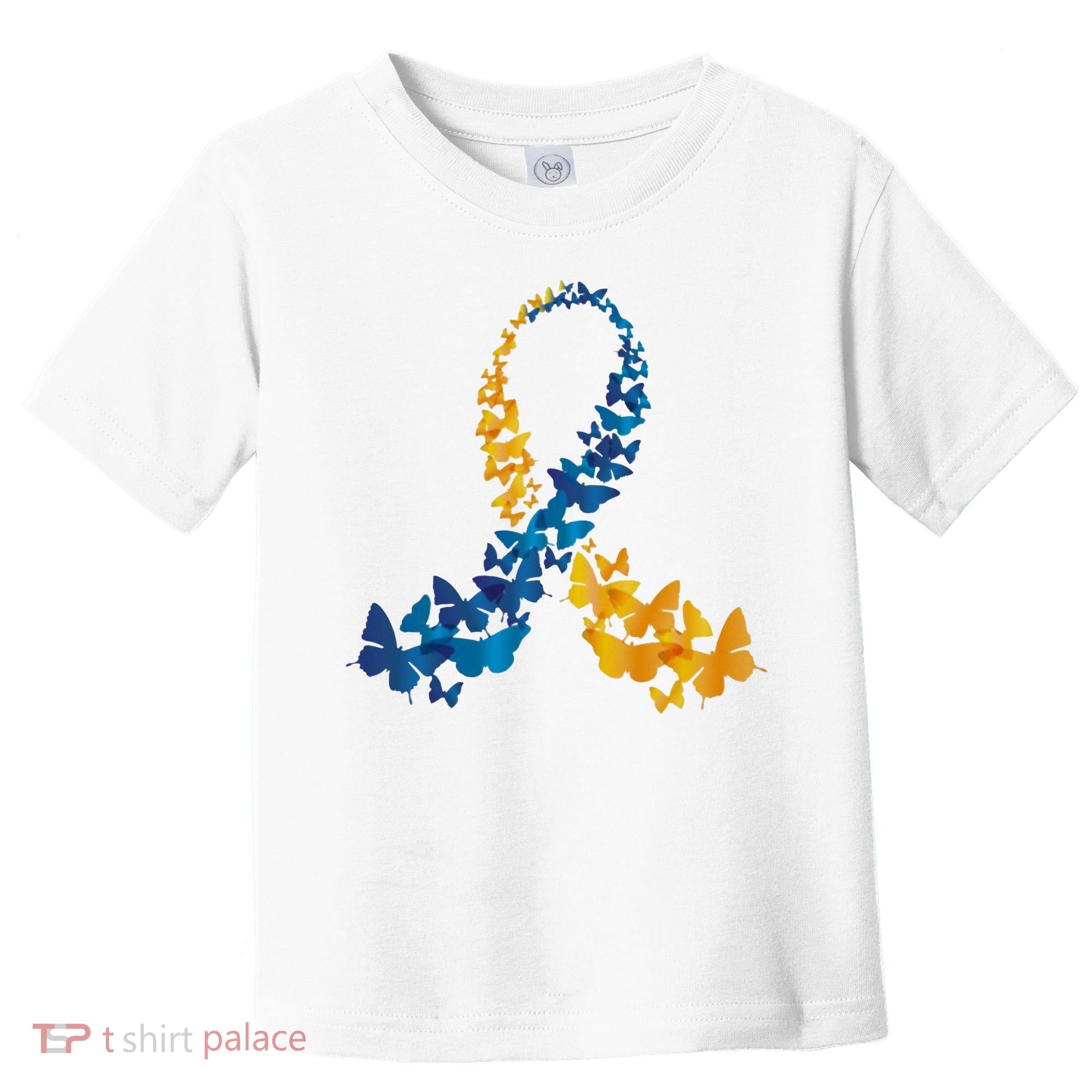 Down Syndrome Butterfly Awareness Toddler T-Shirt