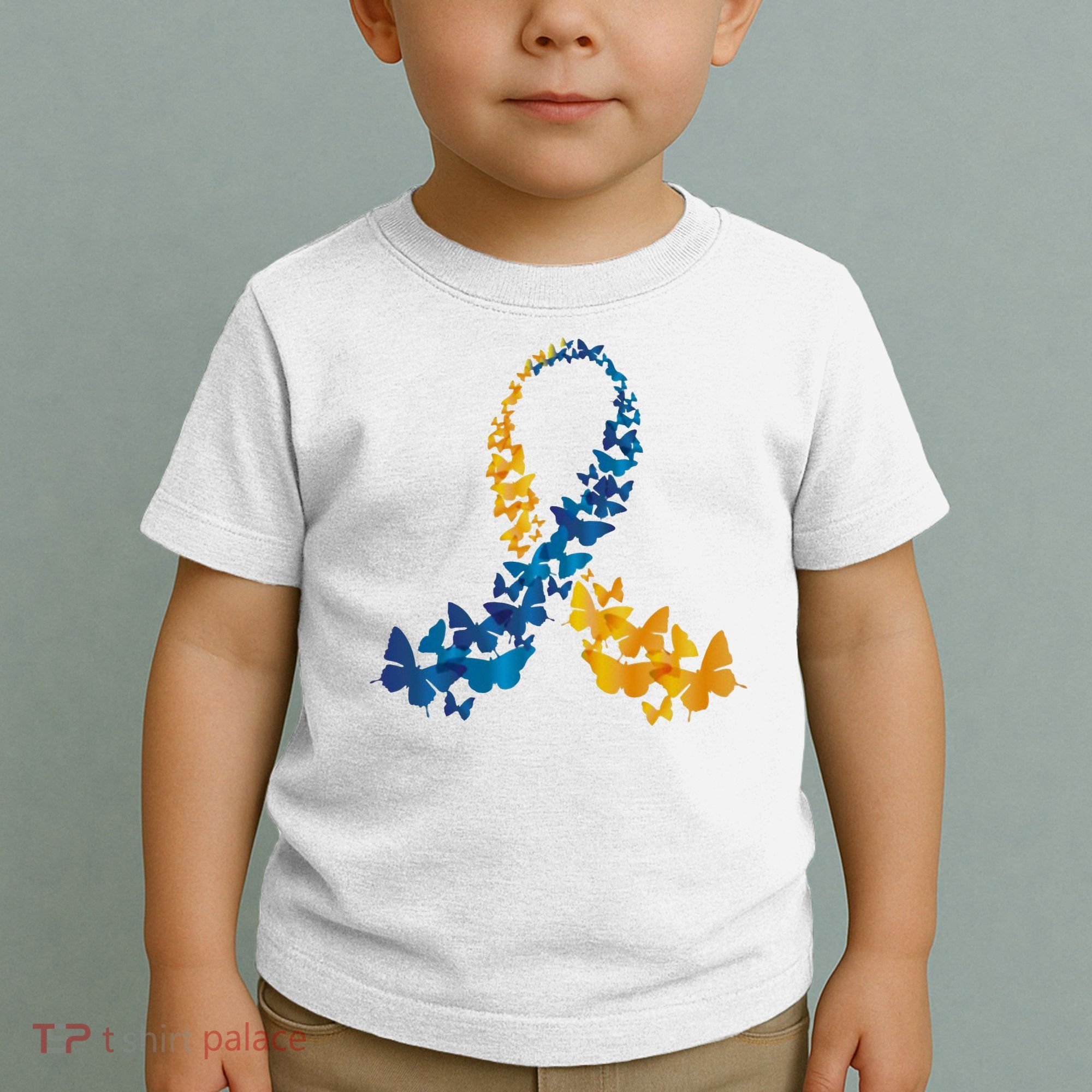 Down Syndrome Butterfly Awareness Toddler T-Shirt