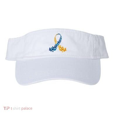 Down Syndrome Butterfly Awareness Visor