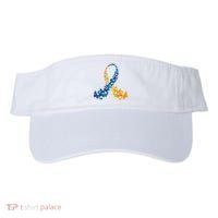 Down Syndrome Butterfly Awareness Visor thumb 0