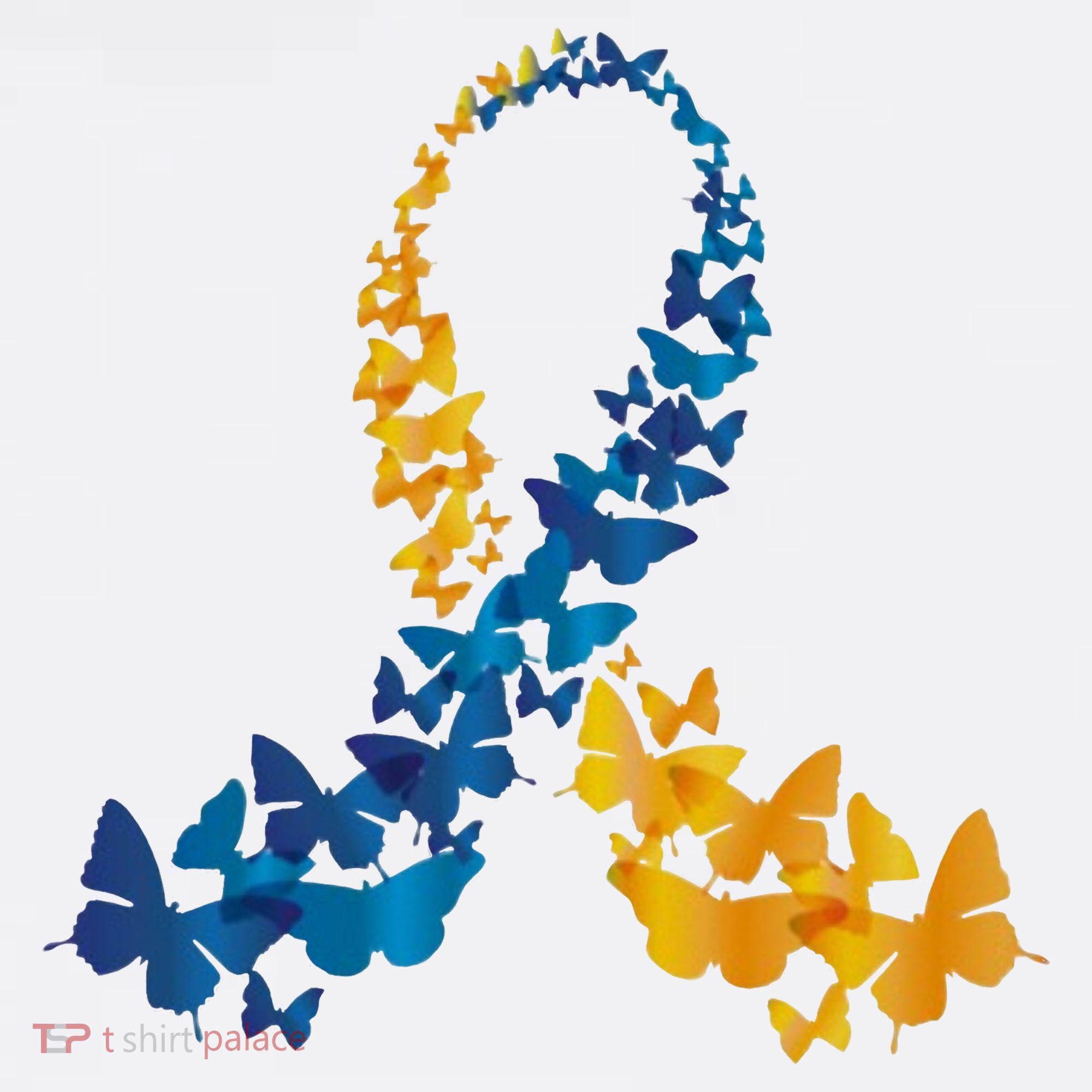 Down Syndrome Butterfly Awareness Visor