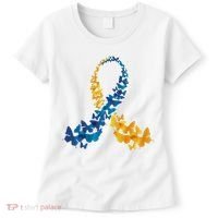 Down Syndrome Butterfly Awareness Women's T-Shirt thumb 0