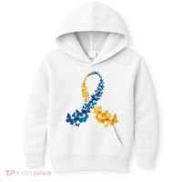 Down Syndrome Butterfly Awareness Kids Hoodie thumb 0