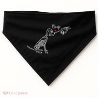 Dog Skeleton Boop Dog Funny Halloween Cool Gift USA-Made Doggie Bandana thumb 0