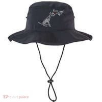 Dog Skeleton Boop Dog Funny Halloween Cool Gift Bucket Hat thumb 0