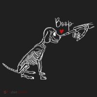 Dog Skeleton Boop Dog Funny Halloween Cool Gift Beanie thumb 2
