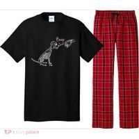 Dog Skeleton Boop Dog Funny Halloween Cool Gift Pajama Set thumb 0