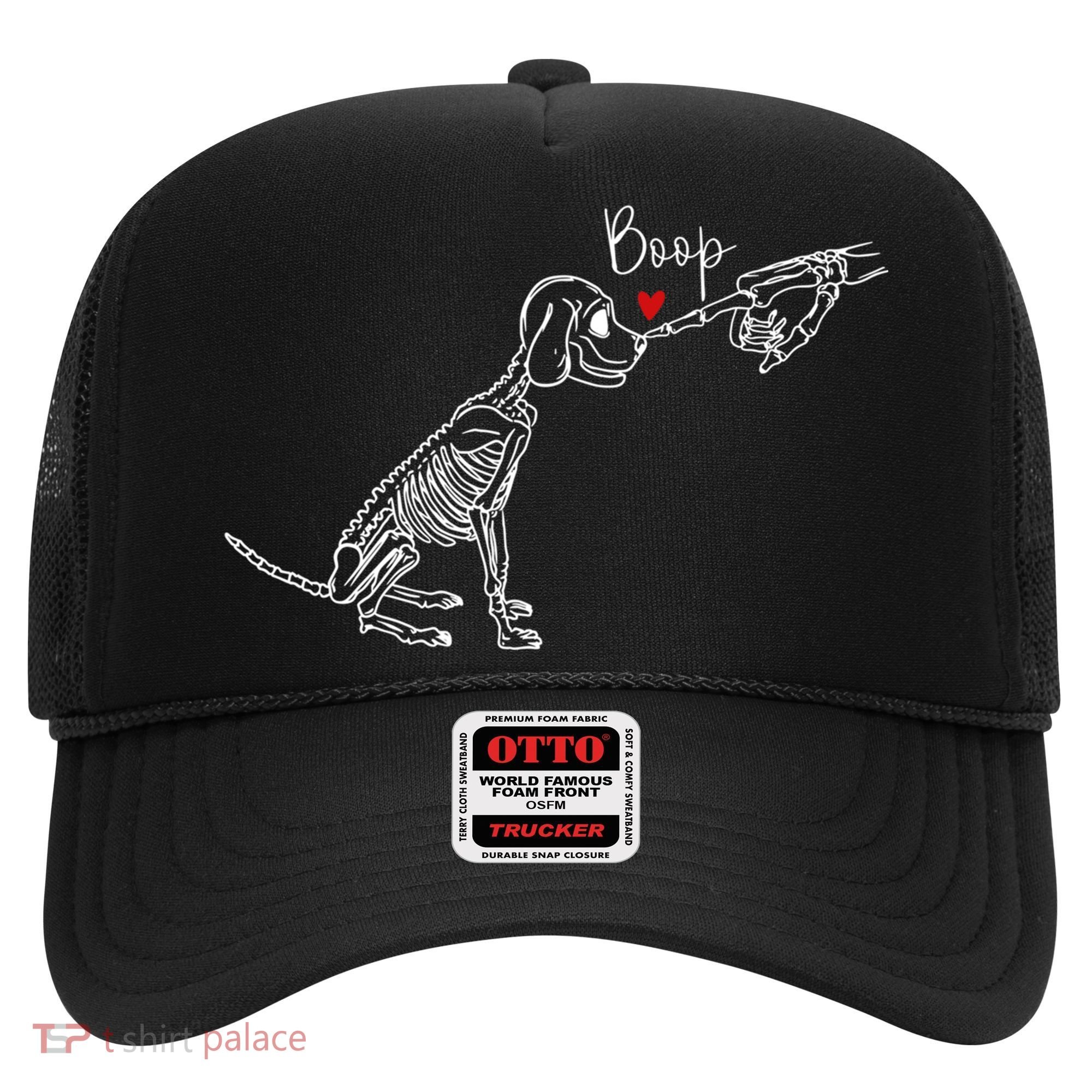 Dog Skeleton Boop Dog Funny Halloween Cool Gift Hat