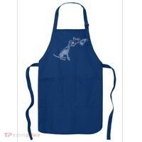 Dog Skeleton Boop Dog Funny Halloween Cool Gift Apron thumb 0