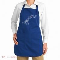 Dog Skeleton Boop Dog Funny Halloween Cool Gift Apron thumb 2