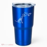 Dog Skeleton Boop Dog Funny Halloween Cool Gift Tumbler thumb 0