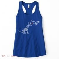 Dog Skeleton Boop Dog Funny Halloween Cool Gift Women's Tank Top thumb 0