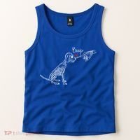 Dog Skeleton Boop Dog Funny Halloween Cool Gift Tank Top thumb 2