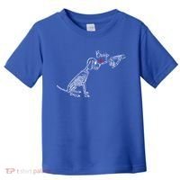 Dog Skeleton Boop Dog Funny Halloween Cool Gift Toddler T-Shirt thumb 0