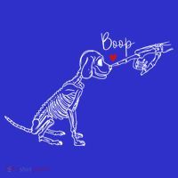 Dog Skeleton Boop Dog Funny Halloween Cool Gift Visor thumb 3
