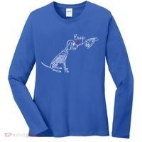 Dog Skeleton Boop Dog Funny Halloween Cool Gift Women's Long Sleeve Shirt thumb 0