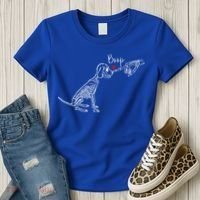 Dog Skeleton Boop Dog Funny Halloween Cool Gift Women's T-Shirt thumb 3