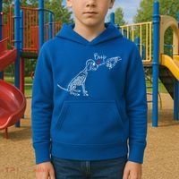 Dog Skeleton Boop Dog Funny Halloween Cool Gift Kids Hoodie thumb 2