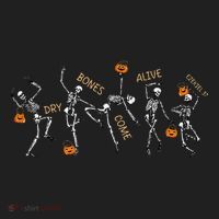 Dancing Skeleton Bible Verse Dry Bones Come Alive Christian Women's Sweatshirt thumb 2