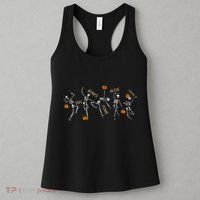 Dancing Skeleton Bible Verse Dry Bones Come Alive Christian Women's Tank Top thumb 3