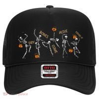 Dancing Skeleton Bible Verse Dry Bones Come Alive Christian Hat thumb 0