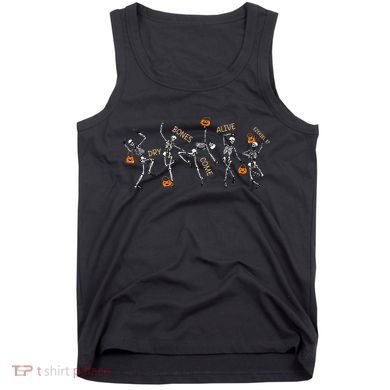 Dancing Skeleton Bible Verse Dry Bones Come Alive Christian Tank Top