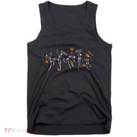 Dancing Skeleton Bible Verse Dry Bones Come Alive Christian Tank Top thumb 0