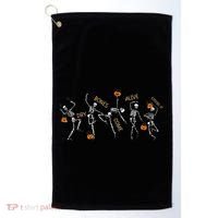 Dancing Skeleton Bible Verse Dry Bones Come Alive Christian Golf Towel thumb 0
