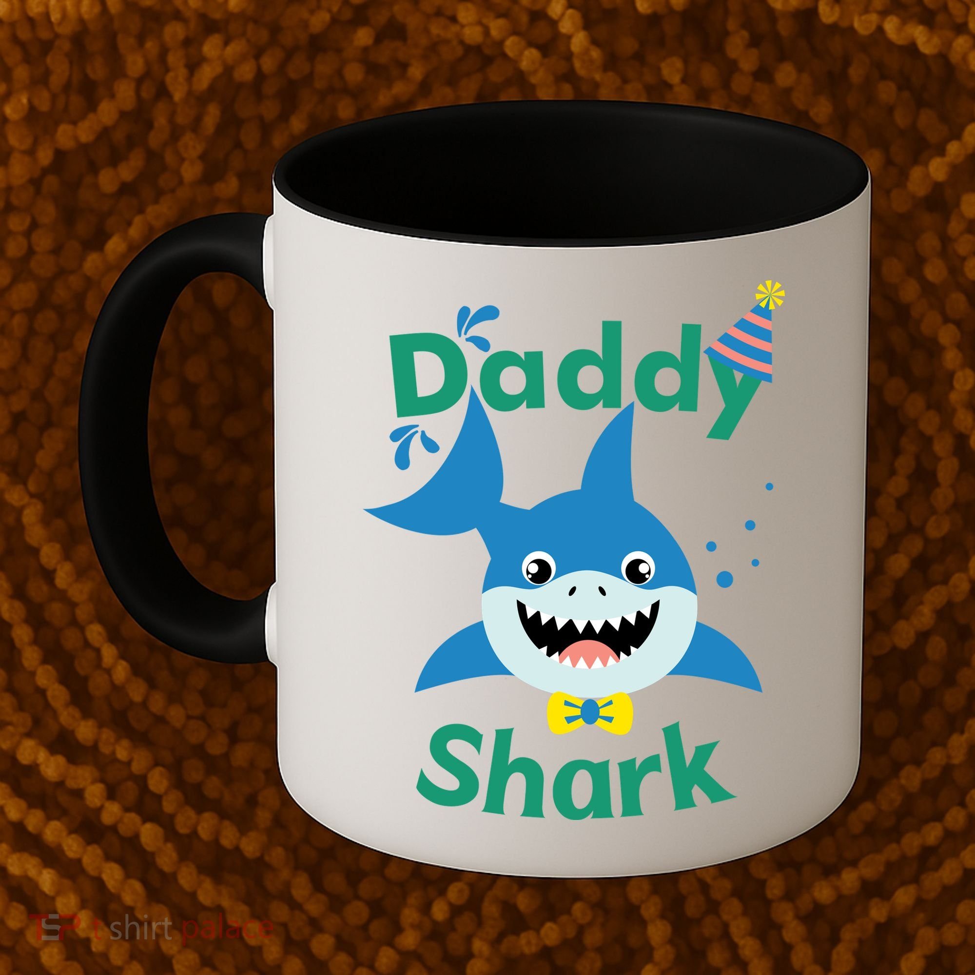 Daddy Shark Birthday Party Matching Family Coffee Mug