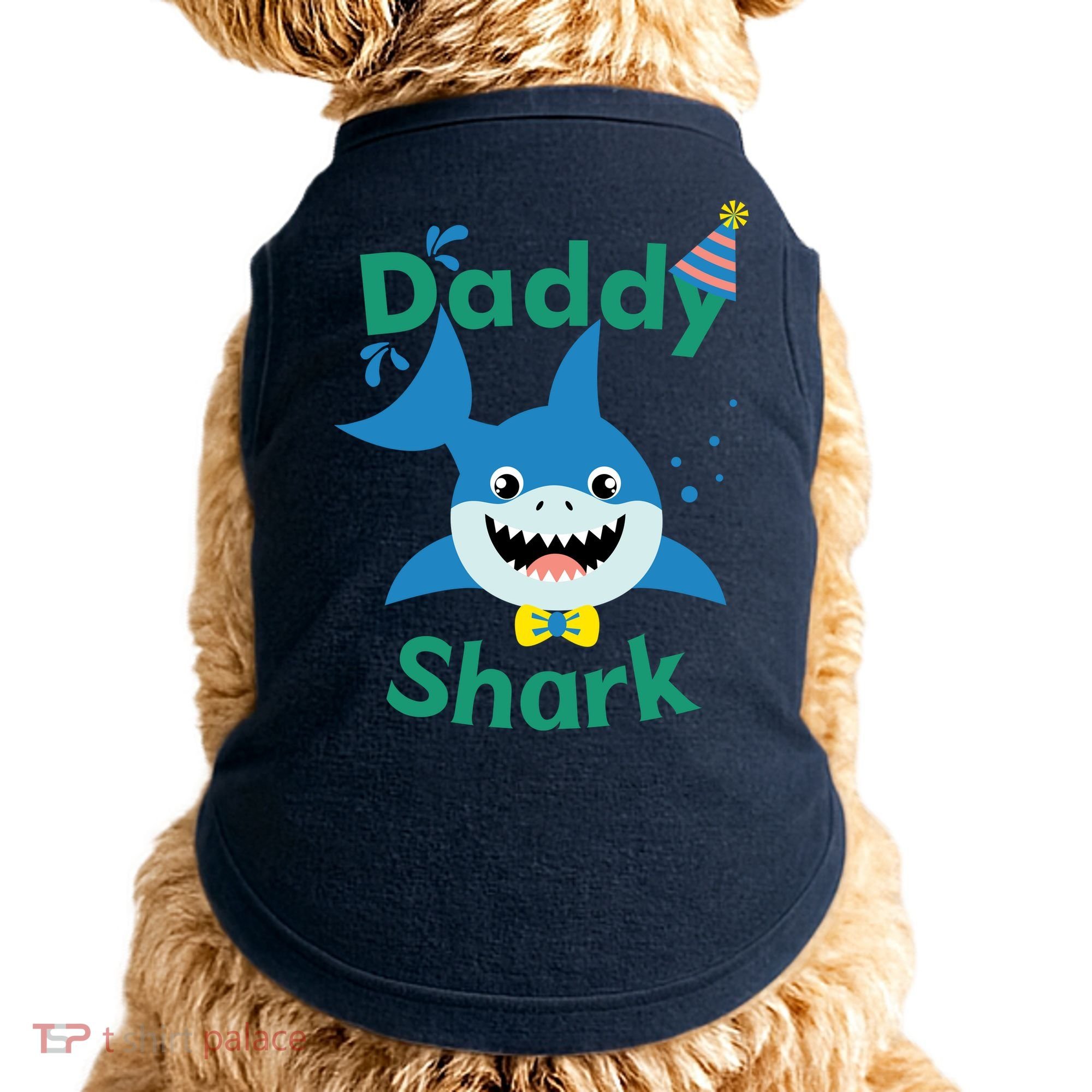 Daddy Shark Birthday Party Matching Family Doggie Tank