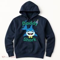 Daddy Shark Birthday Party Matching Family Hoodie thumb 0