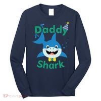 Daddy Shark Birthday Party Matching Family Long Sleeve Shirt thumb 0