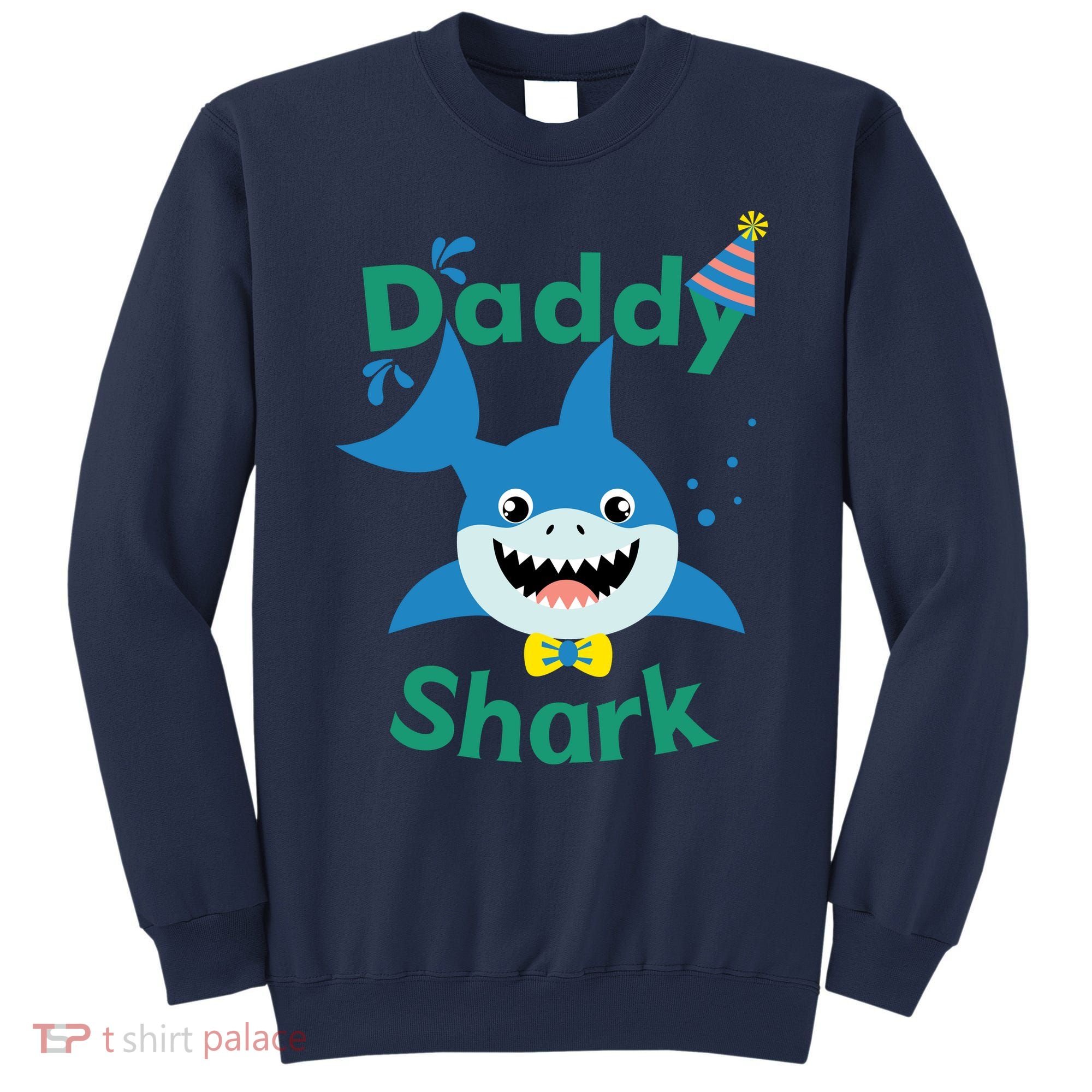 Daddy Shark Birthday Party Matching Family Sweatshirt