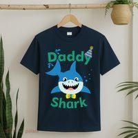 Daddy Shark Birthday Party Matching Family T-Shirt thumb 2