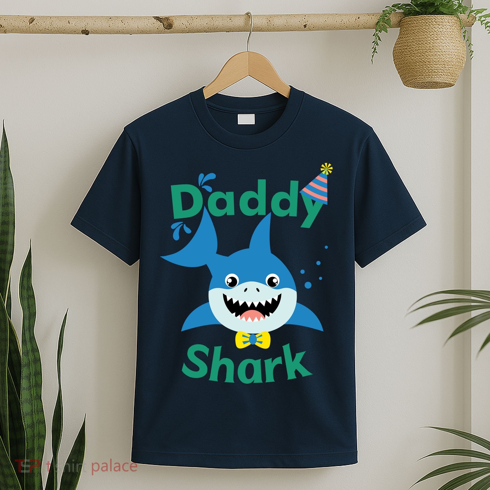 Daddy Shark Birthday Party Matching Family T-Shirt