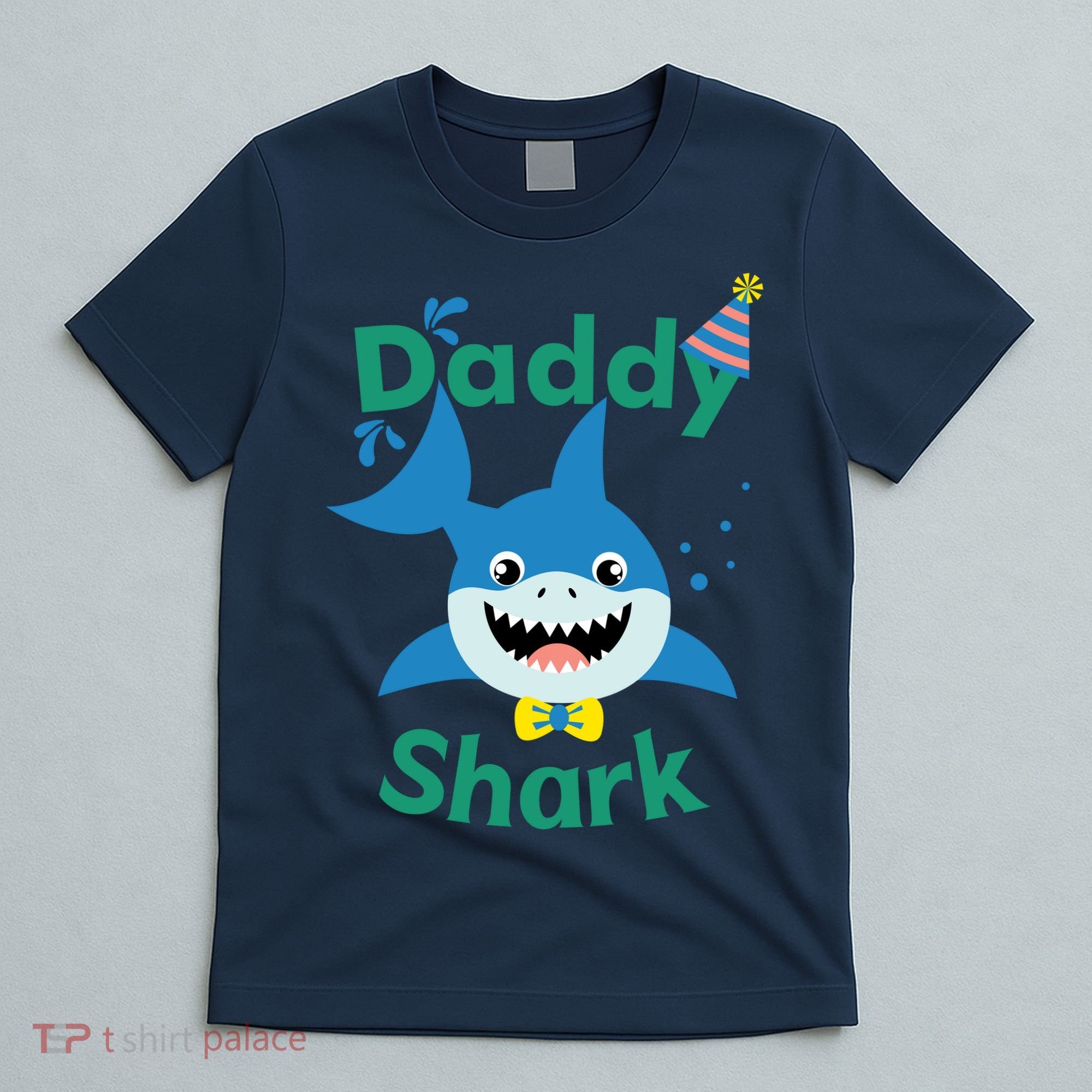 Daddy Shark Birthday Party Matching Family T-Shirt