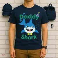 Daddy Shark Birthday Party Matching Family T-Shirt thumb 6
