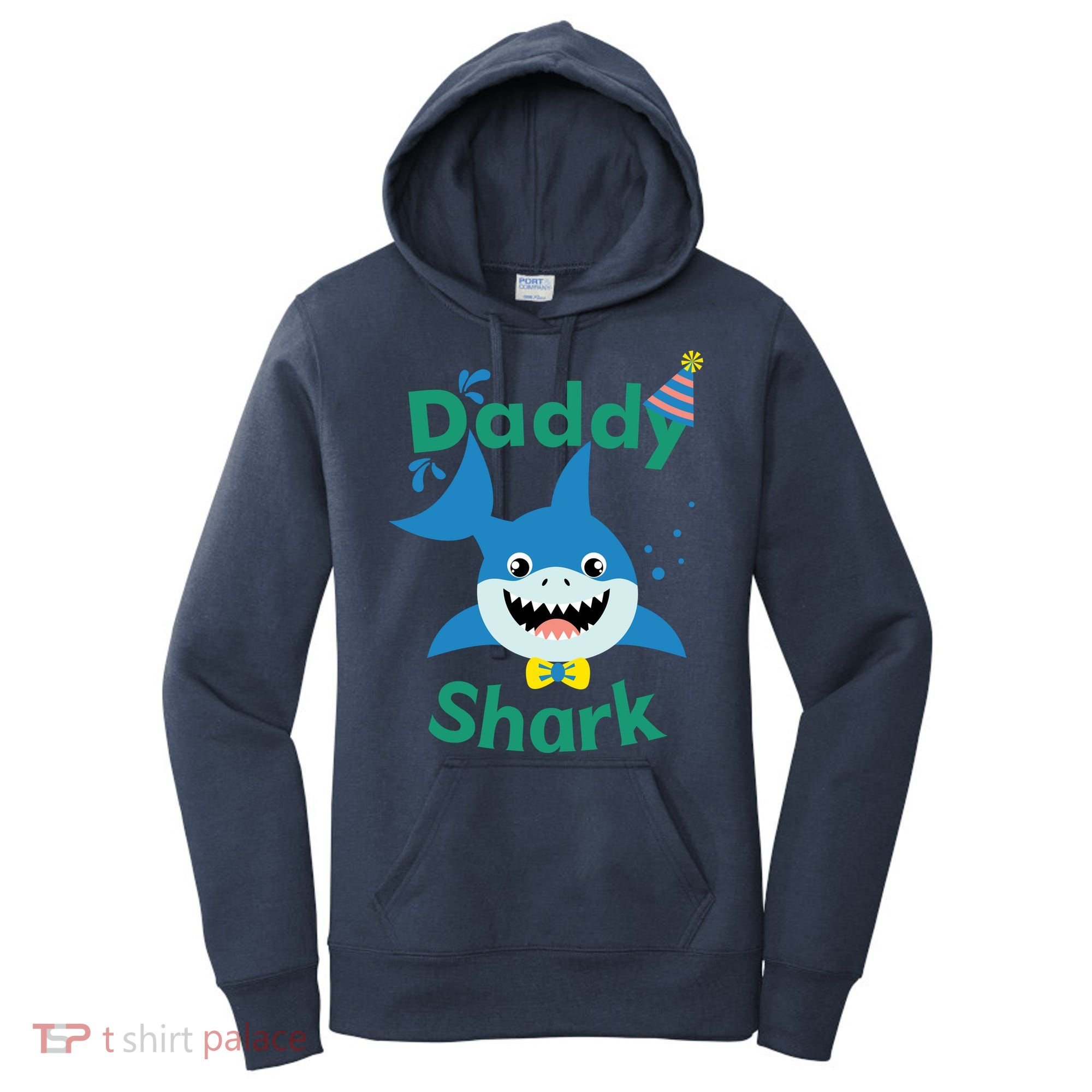 Daddy Shark Birthday Party Matching Family Women's Hoodie