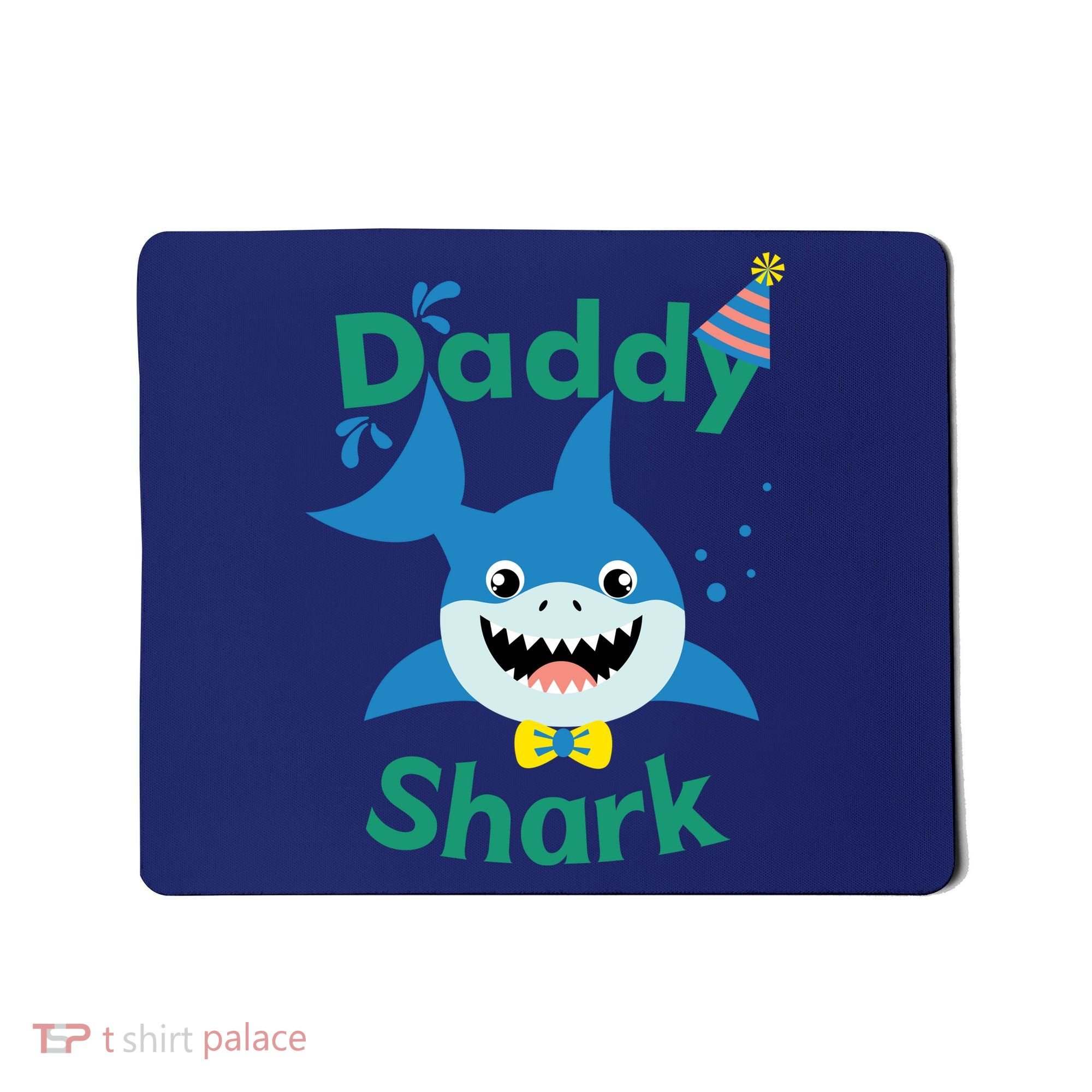 Daddy Shark Birthday Party Matching Family Mousepad