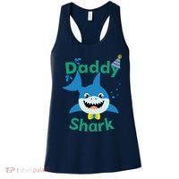 Daddy Shark Birthday Party Matching Family Women's Tank Top thumb 0