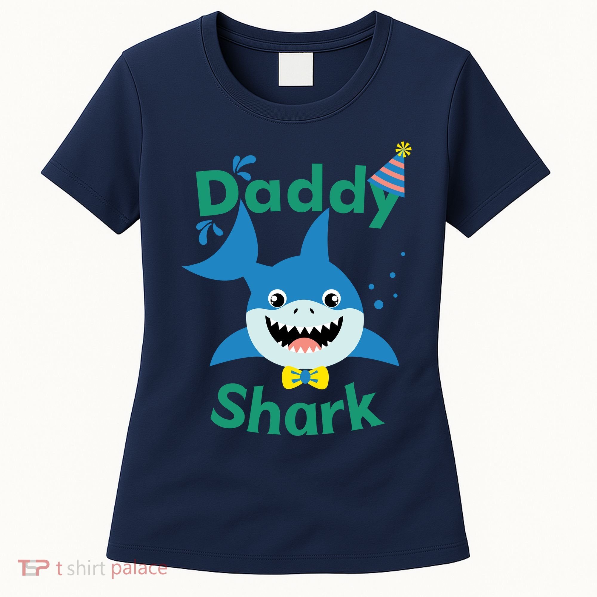 Daddy Shark Birthday Party Matching Family Women's T-Shirt