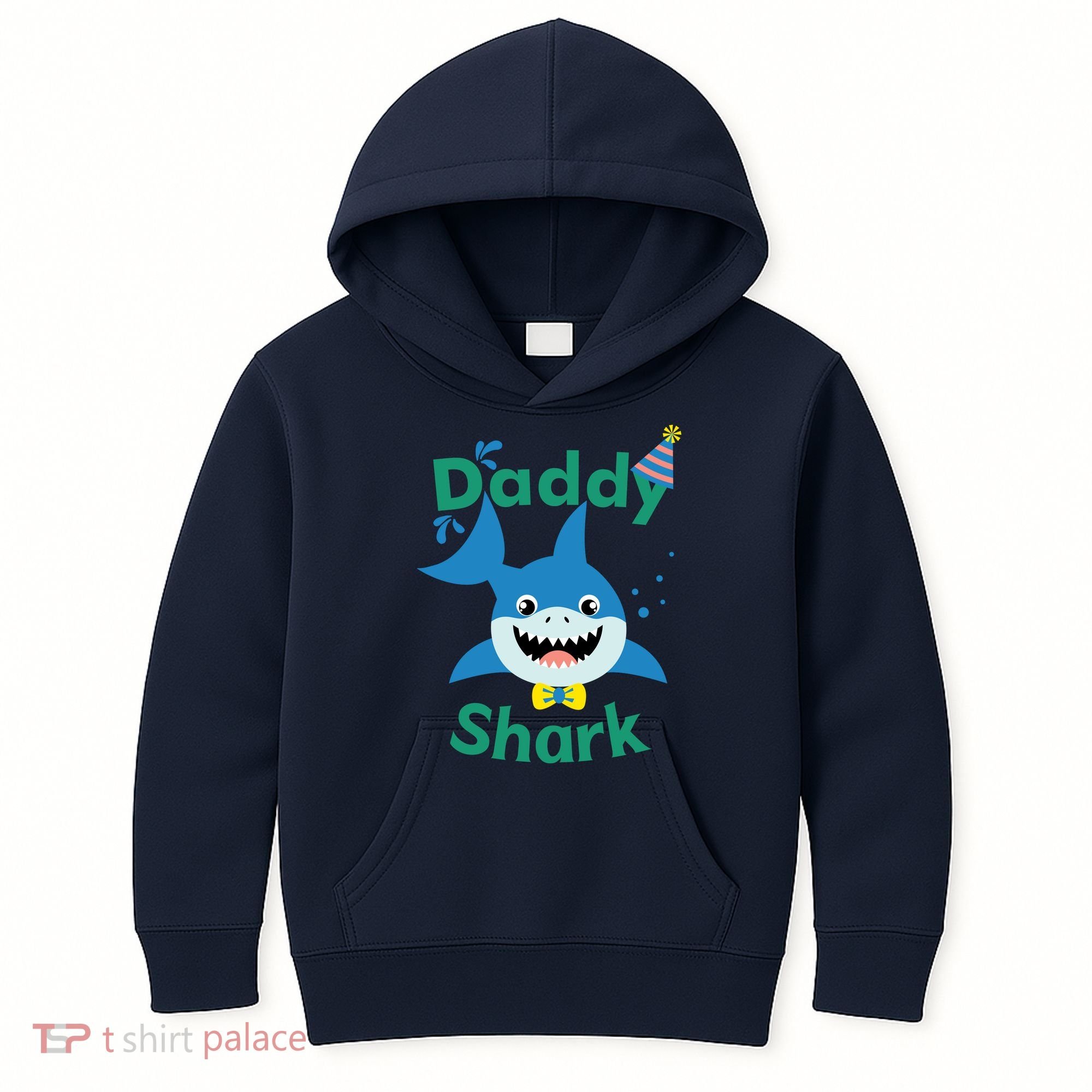 Daddy Shark Birthday Party Matching Family Kids Hoodie