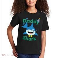 Daddy Shark Birthday Party Matching Family Kids T-Shirt thumb 2