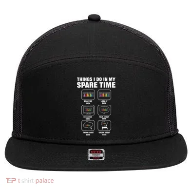 Data Science. Big Data Analytics. For Data Scientists 7 Panel Mesh Trucker Snapback Hat