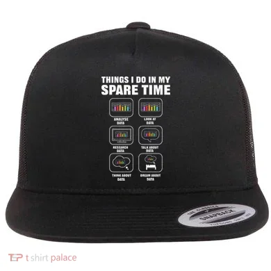 Data Science. Big Data Analytics. For Data Scientists Flat Bill Trucker Hat
