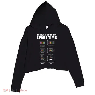 Data Science. Big Data Analytics. For Data Scientists Crop Fleece Hoodie